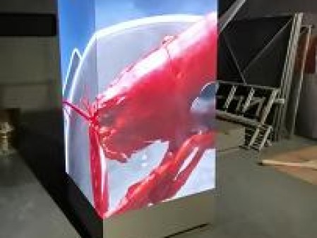 湖北東西湖P2.0安裝完畢   尺寸：0.96x1.6x3   像素點：1440x800