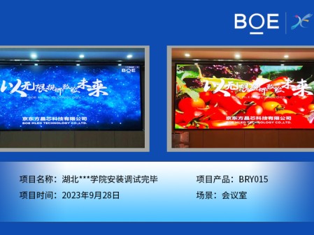 湖北湖北**學(xué)院會(huì)議室BRY015安裝調(diào)試完畢（1）