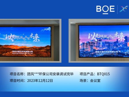 湖北團風(fēng)**環(huán)保公司會議室BTQ015安裝調(diào)試完畢