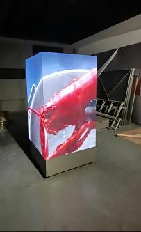 湖北東西湖P2.0安裝完畢   尺寸：0.96x1.6x3   像素點：1440x800